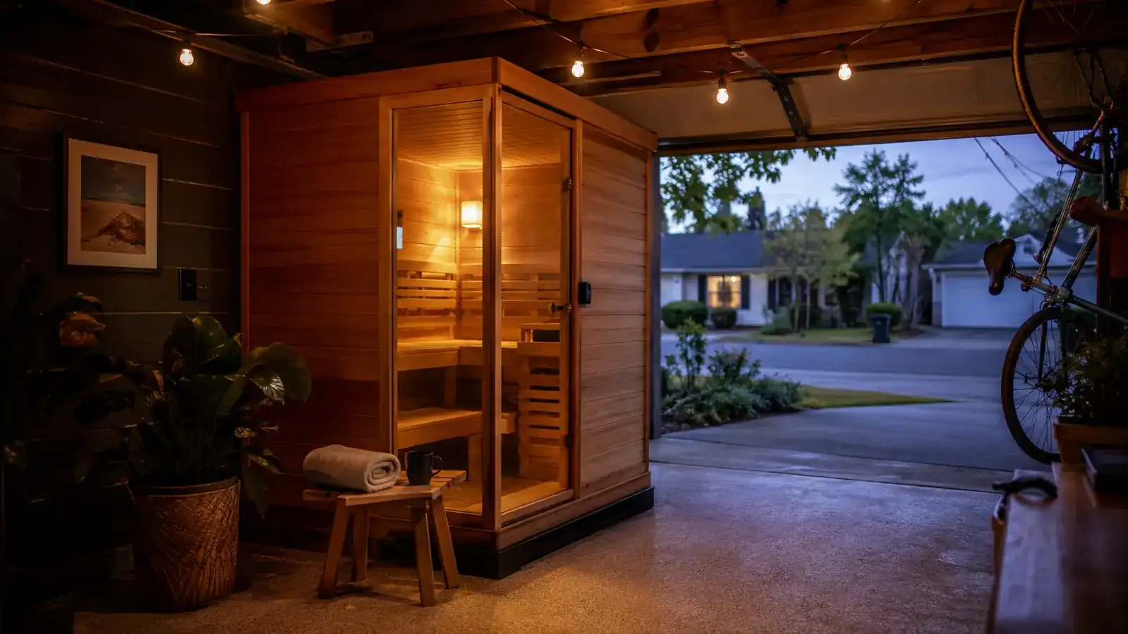 Why We Finally Put a Real Sauna Cabin in Our Garage